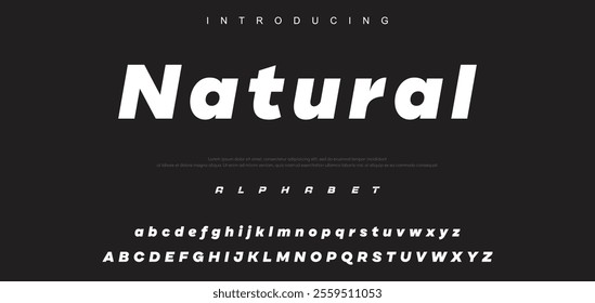 Minimal modern logo alphabet fonts. Typography minimalist urban sana serif digital fashion future creative logos fonts. vector illustration