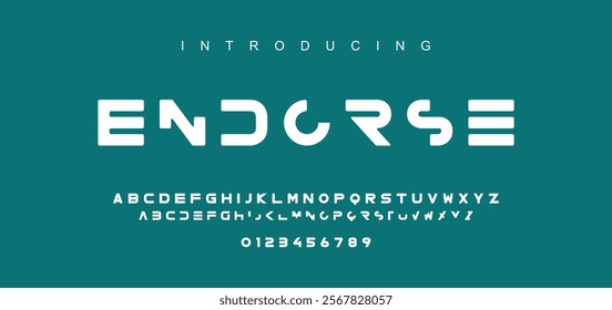 Minimal modern logo alphabet fonts. Typography minimalist urban san serif digital fashion future creative logos fonts. vector illustration