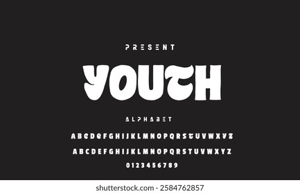 Minimal modern logo alphabet fonts. Typography minimalist urban san serif digital fashion future creative logos fonts. vector illustration