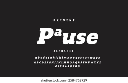 Minimal modern logo alphabet fonts. Typography minimalist urban san serif digital fashion future creative logos fonts. vector illustration