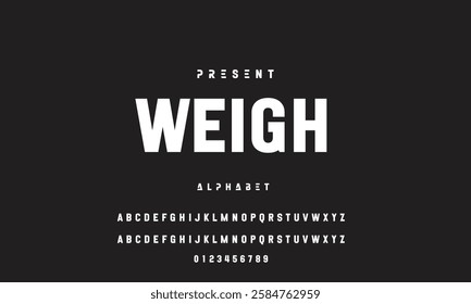 Minimal modern logo alphabet fonts. Typography minimalist urban san serif digital fashion future creative logos fonts. vector illustration