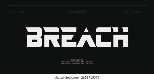  fontes do alfabeto de logotipo moderno mínimo. Tipografia minimalista urbana sana serif digital fashion futuro criativo logos fontes. ilustração vetorial