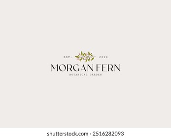 Logotipo moderno minimalista I Logotipo botánico