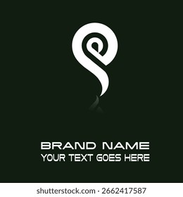 Design de logotipo mínimo e moderno com um símbolo de ponto de interrogação. Perfeito para branding relacionado com suporte ao cliente, FAQs, base de conhecimento, inovação, resolução de problemas e pensamento criativo.