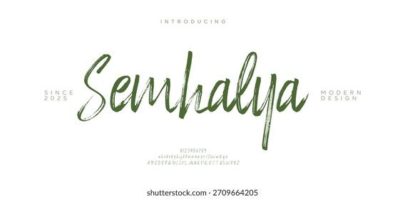 Mínimas Fuentes de logotipo moderno. Tipografía minimalista urban digital fashion future creative logo font. Ilustración vectorial