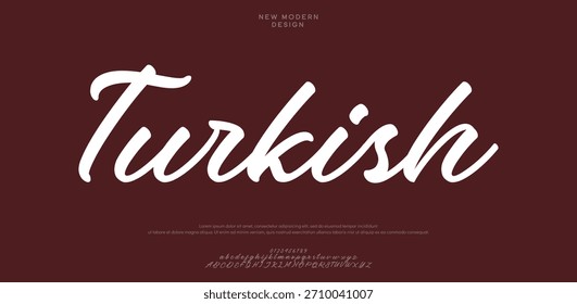 Minimal modern logo fonts. Typography minimalist urban digital fashion future creative logo font. vector illustration