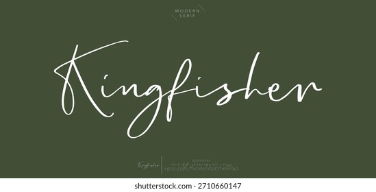 Minimal moderne Logo-Schriftarten. Typografie minimalistische urbane digitale Mode Zukunft kreative Logo-Schriftart. Vektorgrafik