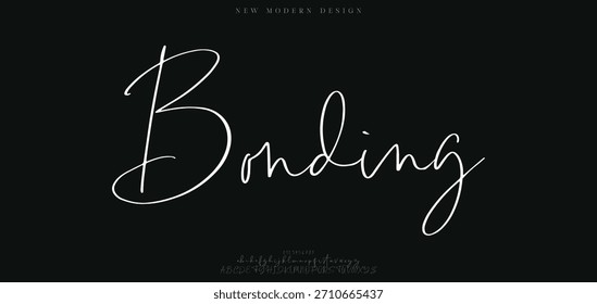 Minimal modern logo fonts. Typography minimalist urban digital fashion future creative logo font. vector illustration