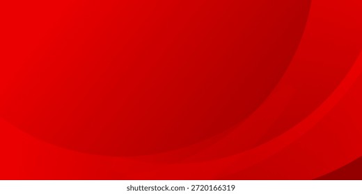 Fondo degradado rojo moderno mínimo con composición de curva dinámica. Ilustración vectorial, Eps 10