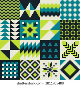 Minimal modern shapes. Minimalist geometric design for your design. Seamless Pattern of Pop Geometric collection