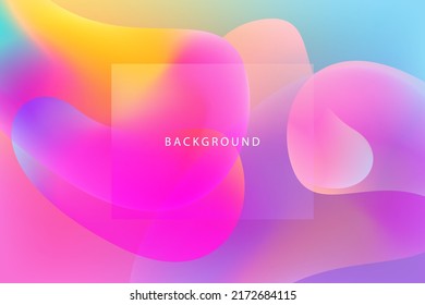 Minimal Modern and Trendy Background with Abstract Fluid Shape Gradient Light Color.