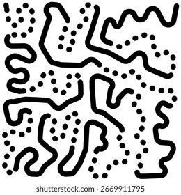 Minimal modular short line abstract pattern in black and white. Clean geometric design for tshirt, fabric, and wallpaper use.