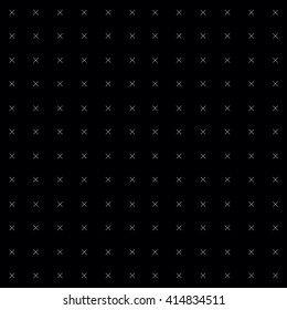 Minimal monochrome hand drawn pattern cross