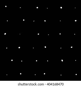 Minimal monochrome handwritten pattern dots, rounds