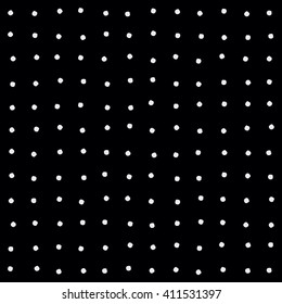 Minimal monochrome handwritten pattern dots, rounds