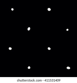 Minimal monochrome handwritten pattern dots, rounds