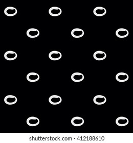 Minimal monochrome handwritten pattern dots, rounds