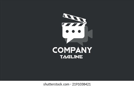 Minimal Movie Review Logo Template