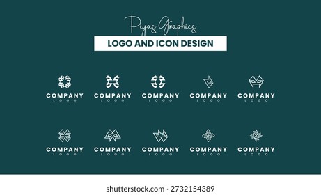 Colección de diseño de logotipo inspirado en la Naturaleza mínima