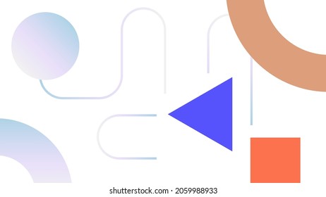 Minimaler neo-geometrischer Elementkompositionsverlauf-Hintergrund