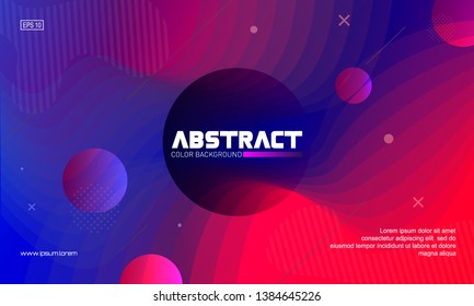 Minimal neon geometric background. Design posters. Eps10 vector.