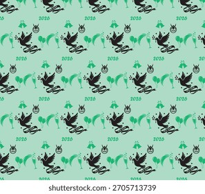 Minimal New Year 2026 pattern suitable for cards, banners and wallpapers