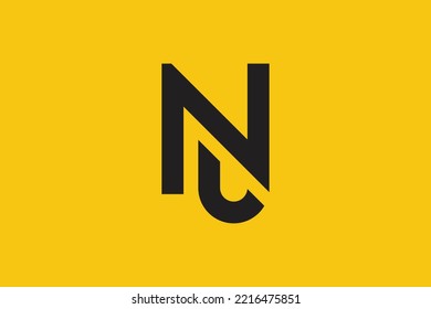 Minimal NL logo. Icon of a LN letter on a luxury background. Logo idea based on the NL monogram initials. Professional variety letter symbol and LN logo on background.