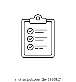 Minimal Notebook Stroke Icon Illustrating Writing Essentials, Agenda Tracking, Office Memo, Study Preparation, Task Recording, and Creative Planning