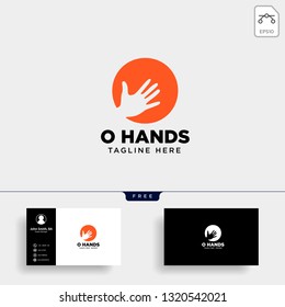 minimal O letter, initial hand logo template vector illustration icon element