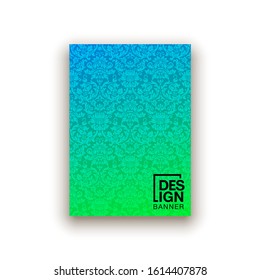 Minimal old style wallpaper covers organic design. Halftone floral colorful ornament design. retro patterns. abstract background, botanical motif, freehand doodles pattern. Eps10 vector.