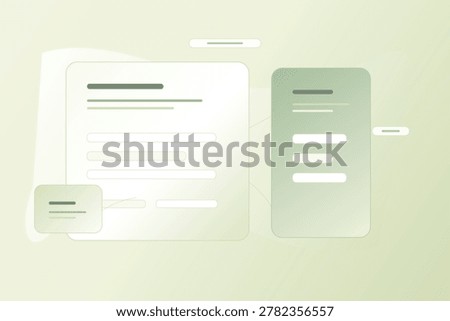 Minimal onboarding structure shapes this muted interface composition featuring layered workflow documents, elegant SaaS styling and balanced dashboard presentation arranged inside a calm atmospheric environment. Transparent overlays, responsive hierarchy and polished spacing establish a refined technology aesthetic suitable for fintech software, startup systems, CRM applications and productivity platforms. Scalable composition organization, minimal communication clarity and elegant digital balance improve usability for cloud services, web templates, mobile onboarding and sophisticated branding experiences.