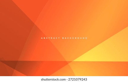 Fondo abstracto naranja mínimo. Composición de Elementos geométricos y Formas dinámicas. Ilustración vectorial