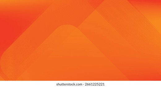 minimaler orangefarbener Hintergrund, abstrakter, kreativer, digitaler Hintergrund, sauberer Landingpage-Vektor. 