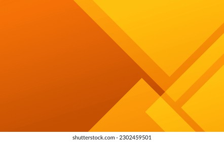 Minimal orange background vector. Abstract yellow and orange warm tone background with simple lines. For posters, banners, and landing page concept images.