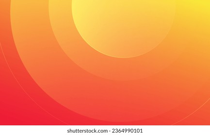 Minimal orange geometric background. Dynamic shapes composition. Eps10 vector - Shutterstock ID 2364990101