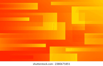 Minimal orange geometric background. Dynamic shapes composition. Eps10 vector