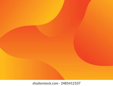 Minimal orange geometric shapes abstract modern background design. Design for poster, template on web, backdrop, banner, brochure, website, flyer, landing page, and presentation.