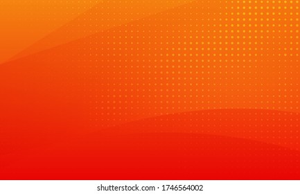 minimaler Orangengradientenhintergrund mit halftone, abstrakter kreativer Kratzerdigitalhintergrund, moderner Landing Page Concept Vektor.