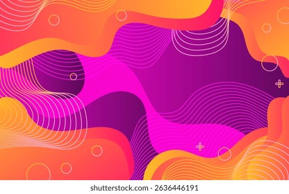 Minimal orange yellow abstract background