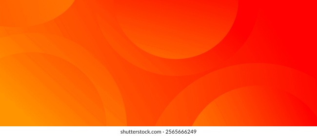 Minimal orange yellow gradient background, Abstract circle curve template, Shape modern art, beautiful autumn scene for presentation design, wallpaper, brochure, poster.
