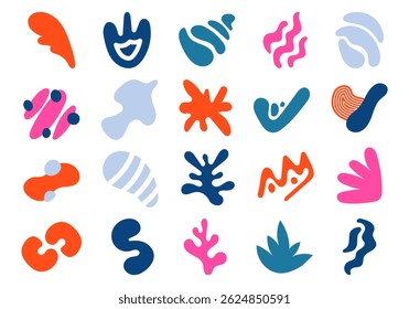 Minimal Organic Abstract Shapes Element