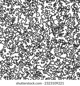 Minimal ornamental background with abstract shapes. Black and white texture. Simple abstract ornament background. Dark design for decor, fabric, cloth.