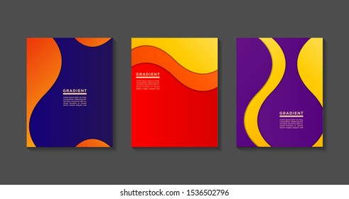 minimal overlapping covers design. Colorful overlay gradients banner. background modern template design for web. Cool gradients. Future geometric patterns. Eps 10