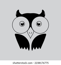 A minimal owl logo. An excellent logo suitable for any business.