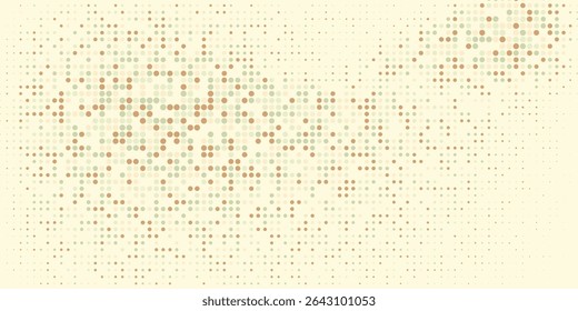 Minimal Pastel Dotted Halftone Background