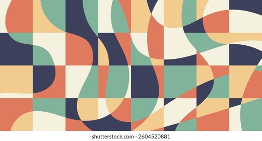 Minimal pattern art design flat vector illustration cover presentation.