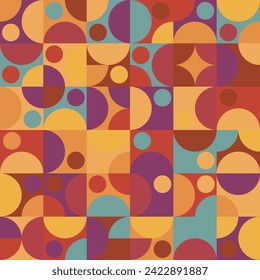minimal pattern bauhaus  abstract design vector illustrator
