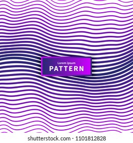 Minimal pattern with curvy lines