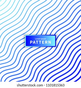 Minimal pattern with curvy lines
