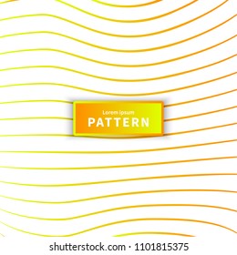 Minimal pattern with curvy lines